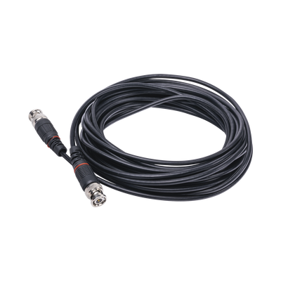 Cable Coaxial Armado con Conector BNC (Video) / Longitud de 8 mts / Optimizado para Cámaras 4K / Uso en Interior