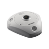 Fisheye IP 6 Megapixel / 180° - 360° / DEWARPING / dWDR / Uso en Interior / 15 mts IR / Entrada y Salida de Audio y Alarma / Múltiples Vistas / MicroSD