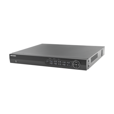 DVR/NVR 10 Canales (8+2) / 8 Canales Turbo HD hasta 2 Megapixeles / 2 Canales IP hasta 2 Megapixeles / Compresión de video avanzada / Hik-Connect P2P / Video análisis / Salida de video 4K / Entradas y Salidas de Audio y Alarma