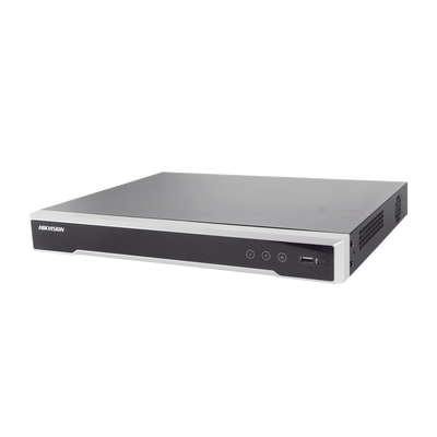 NVR 8 Megapixel (4K) / 8 canales IP / 8 Puertos PoE+ / Soporta Cámaras con AcuSense / 2 Bahías de Disco Duro / Switch PoE 250 mts / HDMI en 4K