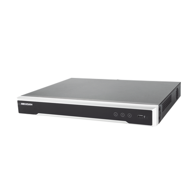 NVR 8 Megapixel (4K) / 16 canales IP / 16 Puertos PoE+ / Soporta Cámaras con AcuSense / 2 Bahías de Disco Duro / Switch PoE 300 mts / HDMI en 4K