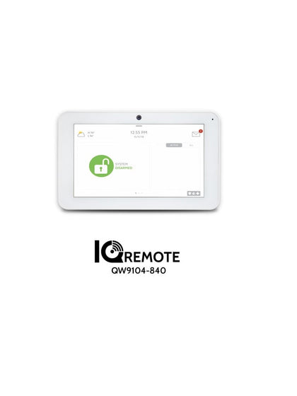 QOLSYS IQREMOTE - QW9104-840 Panel Touch Secundario de 7”Compatible con IQ Panel 4, IQ Hub, IQ4 Hub, IQ Pro y IQ Panel 2 Plus.  Cámara de 5MP Embebida y Control Completo de las funciones de seguridad  y Z-Wave