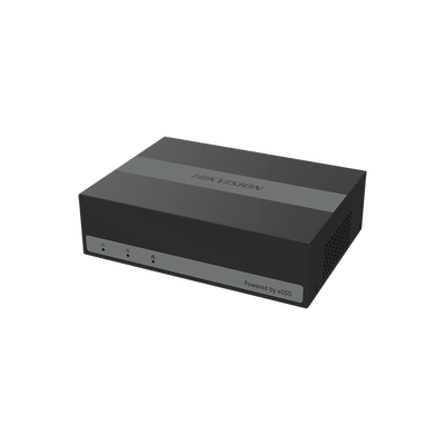 DVR 2 Megapixel (1080p) Lite / 4 Canales TURBOHD + 1 Canal IP / Disco duro eSSD Incluido (300 GB) / H.265+ / ACUSENSE Lite / Diseño Ultra Compacto / Extra Silencioso