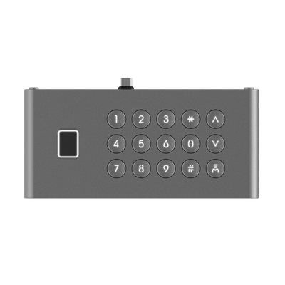 Módulo de teclado y huella digital para puerta DS-KD9633-WBE6/ Conexión USB-C / 15 Botones / IP65 / IK07