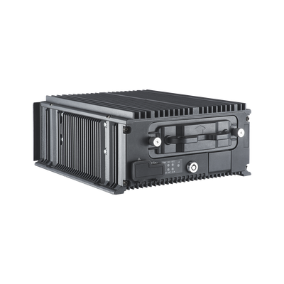 DVR Movil 720p / 4 Canales TURBOHD / Soporta Modulo GPS, 3G y WiFi / Conector Tipo Aviación / Entrada y Salida de Audio y Alarma