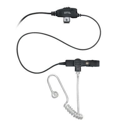 Kit de Micrófono-Audífono PLUS de 1 cable para KENWOOD NX-340/320/420, TKD-340, TK-3230/3000/3402/3312/3360/3170