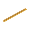 Canaleta Ranurada de PVC sin Tapa, Fiber-Duct™, 4 in de Ancho, 4 in de Alto y 1828.8 mm de Largo, Color Amarillo