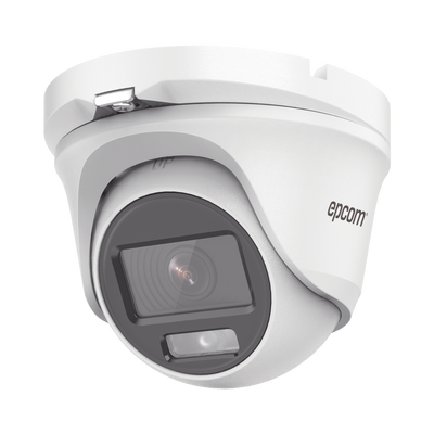 Eyeball TURBOHD 2 Megapíxel (1080p) / Microfono Integrado / Imagen a color 24/7 / Lente 2.8 mm / METAL / Luz Blanca 20 mts / Exterior IP66 / TVI-AHD-CVI-CVBS / dWDR