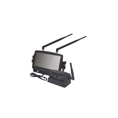 Sistema inalámbrico de reversa con cámara infrarroja , imán y monitor de 7