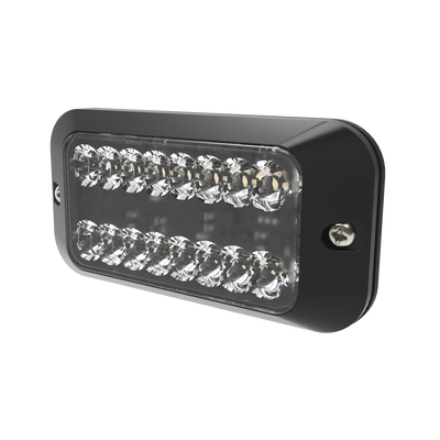 Luz Auxiliar Serie EDX3789, 8 LEDs Ultra Brillantes, color ámbar claro.