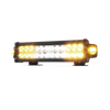 Barra LED de  trabajo, 13.6 pulgadas, doble hilera, con luces de trabajo, ambar/claro,  12-24 Vcc