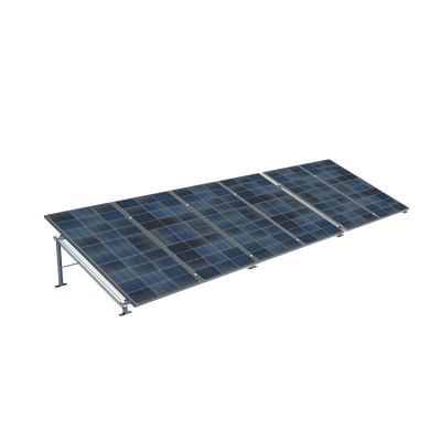 Montaje de piso de Alta Resistencia para Instalación de 4 Paneles Solares de hasta 1300 x 2400 mm (Revisar módulos compatibles)