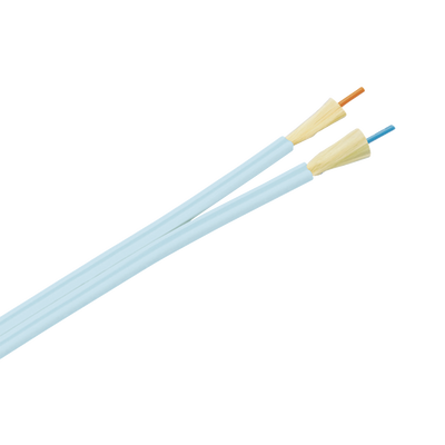 Cable de Fibra Óptica de 2 hilos, Multimodo OM3 50/125 Optimizada, Interior, Tight Buffer 900um, No Conductiva (Dieléctrica), OFNP (Plenum), Precio Por Metro