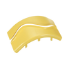 Tapa de Bajada Vertical Exterior de 90º, Para uso con Canaletas 6X4 FiberRunner™, Color Amarillo