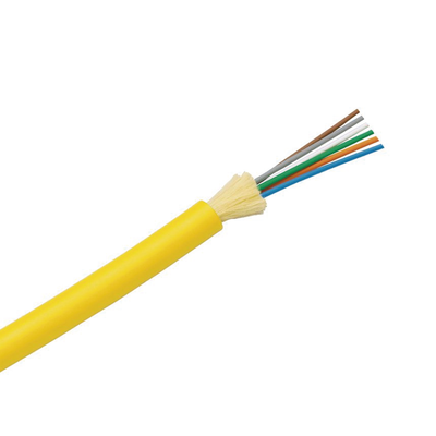 Cable de Fibra Óptica de 6 hilos, Monomodo OS2 9/125, Interior, Tight Buffer 900um, No Conductiva (Dieléctrica), OFNP (Plenum), Precio Por Metro