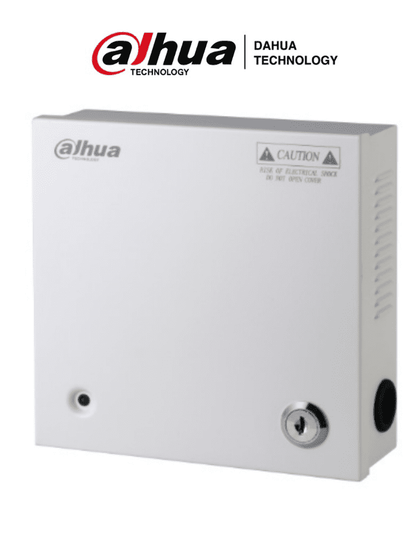 DAHUA PFM340-5CH - Fuente de Poder de 12 vcd/ 4 Amperes/ Para 5 Camaras/ Fusibles Intercambiables/ Proteccion contra Sobrecargas/ Color Blanco/