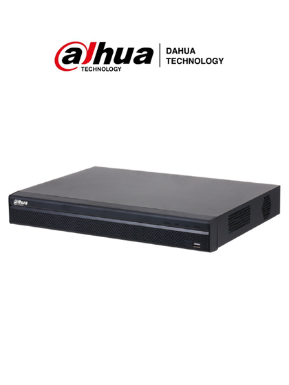 DAHUA NVR4216-4KS2/L  - NVR de 8 Megapixeles/ 4k/ 16 Canales IP/ Rendimiento de 160 Mbps/ Smart H.265+/ 2 Bahias de Discos Duros/ 4&2 E&S de Alarmas/ HDMI&VGA/ Soporta Cámaras WizSense