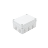 Caja de derivación de PVC Auto-Extinguible con 10 entradas, tapa y tornillo de media vuelta de 1/4