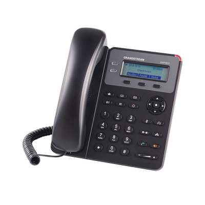 Teléfono IP SMB de 2 Líneas, 1 Cuenta SIP con 3 teclas de función programables y conferencia de 3 vías. 5Vcc