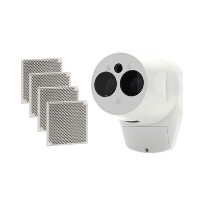 Detector de Humo por Haz Reflejado / Convencional / Compatible con Todos los Paneles de Detección de Incendio / Hasta 120 Metro de Cobertura