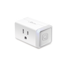 Mini tomacorriente inteligente Wi-Fi, 100 - 120V~, 50/60Hz, 15.0A, compatible con Amazon Alexa y Google Assistant, color blanco.