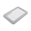 Disco Duro Portátil 1 TB / Color Gris / Conector USB 3.0 a Micro B / Cubierta con Goma Protectora para Amortiguar las Caídas
