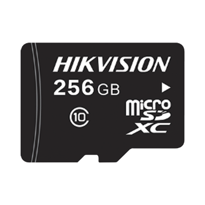 Memoria microSD / Clase 10 de 256 GB / Especializada Para Videovigilancia / Compatibles con cámaras HIKVISION