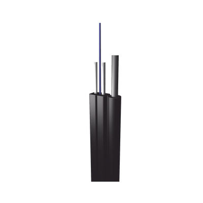 Cable de Fibra Óptica Aérea Mini Figura 8 G.657A2 tipo Drop, Monomodo de 1 Hilo (unifibra), Color Negro, Precio por metro