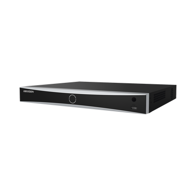 NVR 12 Megapixel (4K) / Reconocimiento Facial / 8 Canales IP / Base de Datos / Hasta 100,000 Fotografías / 2 Bahías de Disco Duro / Bases de Datos / HDMI en 4K