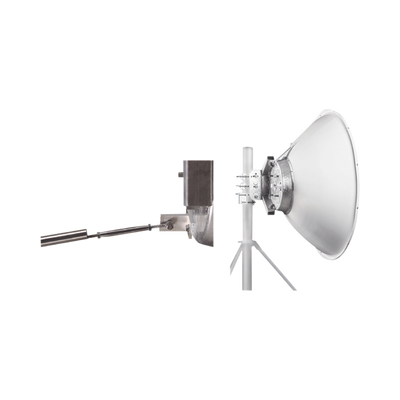 Antena parabólica 4 ft para radio B11, ganancia de  41 dBi, conector guía de onda, 10.1-11.7 GHz, 1.2 m, incluye montaje JRZ1200-ADJUSTABLE