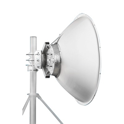 Antena parabólica 4 ft para radio B11, ganancia de  41 dBi, conector guía de onda, 10.1-12 GHz, 1.2 m, Montaje incluido