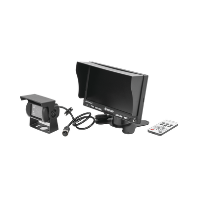 Kit de sistema de reversa con monitor y cámara para Montacargas y Vehículos