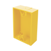 Caja trasera de montaje color amarillo para estaciones de parada STOPPER