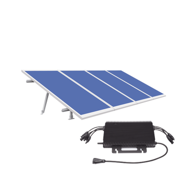 Kit Solar para Interconexión de 1.8KW de Potencia Pico 220Vca con Microinversor y 4 Módulos de 450 W (Incluye Montaje y Protecciones).