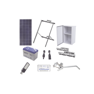 Kit de energía solar para alumbrado de 30 W
