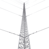 Kit de Torre Arriostrada de Techo de 21 m con Tramo STZ30 Galvanizado Electrolítico (No incluye retenida).