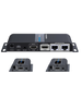 SAXXON LKV712PRO- Kit extensor HDMI de 2 Puertos/ Hasta 40 metros/ CAT6/ 6A/ 7/ Resolucion 1080p/ loop HDMI/ Transmisor IR/ Plug and play
