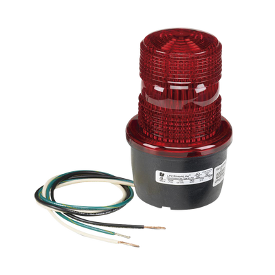 Luz de advertencia LED serie Streamline, 120 Vca, montaje tipo t, rojo