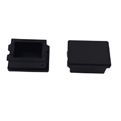 Inserto ciego para placas acopladoras LP-FO-D06 y LP-FO-D12, color negro, Bolsa con 100 pcs