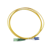 Jumper de Fibra Óptica Monomodo 9/125 LC/UPC-LC/APC, OFNR (Riser), 2.0 mm, Dúplex, amarillo, 3 metros