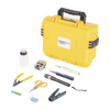 Kit de herramientas para terminación de conectores mecánicos de fibra óptica, incluye maletín ideal para transportar con especificación militar (uso rudo)