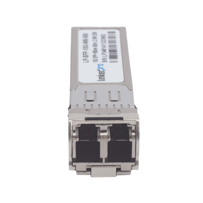 Transceptor SFP+ (Mini GBIC) para Fibra Multimodo / 10 Gbps / Conectores LC, Dúplex / Hasta 550 m