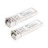 Transceptores SFP+ Bidireccionales (Mini GBIC) para Fibra Monomodo / 10 Gbps / Conectores LC, Dúplex / Hasta 40 km / 2 Piezas