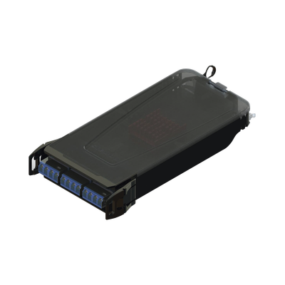 Cassette para empalme (Fusión) LightVerse, Hasta 12 fibras, Conectores  LC/UPC 