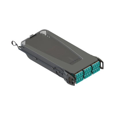 Cassette para empalme (Fusión) LightVerse, Hasta 24 fibras, Conectores  LC/UPC 
