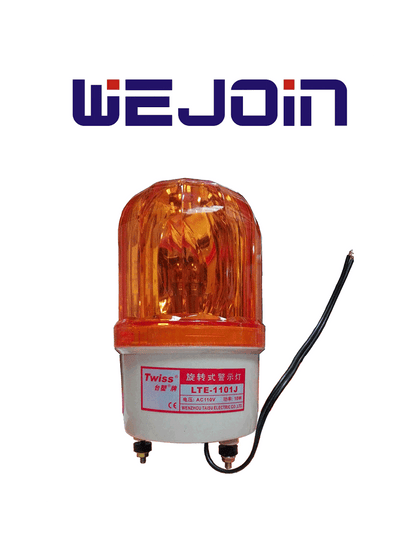 WEJOIN SECULIGHT - Luz estroboscópica giratoria / Alarma audible / Compatible con barreras vehiculares / Motor deslizante