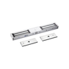 Chapa Magnética Doble para Aplicación en Puertas de Doble Hoja. 1200 lbs(x 2). LED