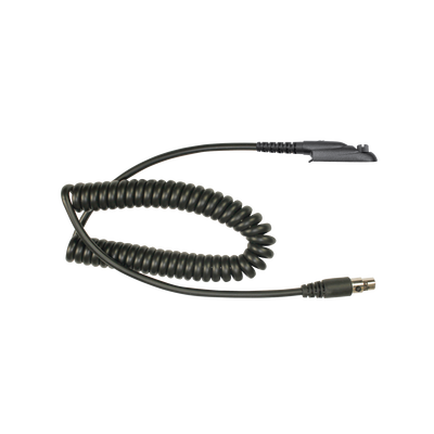 Cable para auricular HDS-EMB con atenuación de ruido para radios Motorola HT-750/ 1250/ 1550, PRO-5150/ 5550/ 7150/ 9150, MTX-850LS, PTX-700/ 760/ 780, Baofeng.