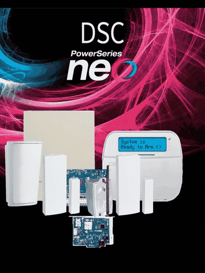 DSC NEO-RF-LCD-IPLTE-SB Paquete NEO 32 Zonas /Comunicador Dual TL280LE/Panel HS2032/Teclado RF LCD HS2LCDRF9N/2 Contactos PG9303/1 PIR Inalámbrico PG9914/Transformador/Gabinete GMX003. Sin Batería #LosPrincipales  #PLANDEBENEFICIOS #HSDSC