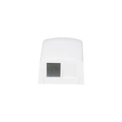 Caja de Montaje en Superficie, Para 2 Módulos Keystone, Color Blanco